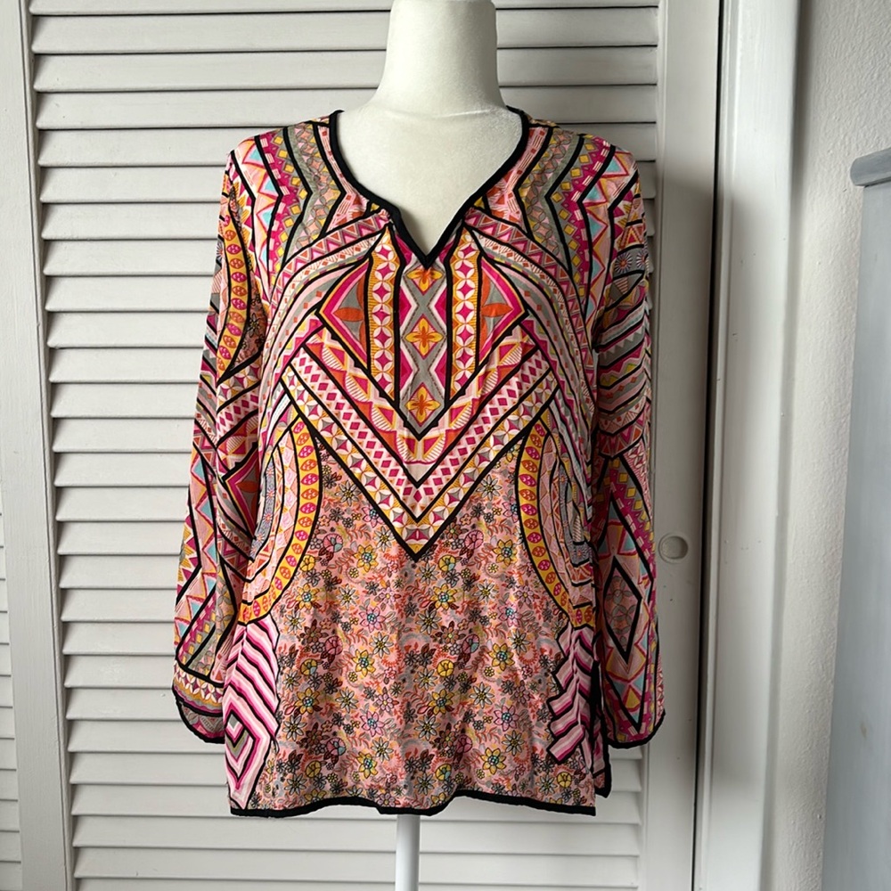 Tolani Top 100% silk